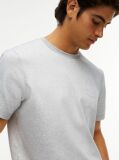 Gri T-Shirt Tricotat Cu Logo  Barbati
