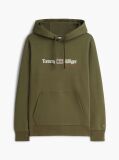 Green Logo Fleece Drawstring Hoody  Men