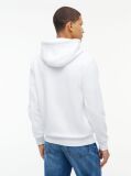 Alb Hanorac Cu Fleece Logo Si Cordon  Barbati