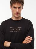 Negru Bluza De Trening Tricotata Cu Logo  Barbati