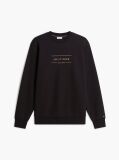 Negru Bluza De Trening Tricotata Cu Logo  Barbati