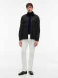 Grey New York Label Regular Fit Flannel Overshirt  Men