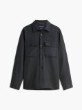 Grey New York Label Regular Fit Flannel Overshirt  Men
