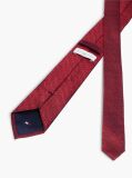 Rosu Cravata New York Label Din Matase Jacquard  Barbati