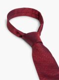 Rosu Cravata New York Label Din Matase Jacquard  Barbati