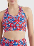 Multi Bustiera Sport Floral Medium Support  Femei