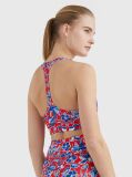 Multi Bustiera Sport Floral Medium Support  Femei