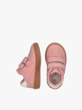 Roz Sneakers Low Cut Cu Velcro Si Flag  Fete