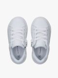 Alb Sneakers Stralucitori Low Cut Cu Sireturi  Fete