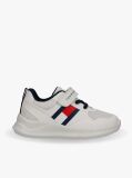 Alb Sneakers Mesh Cu Velcro Si Steag  Copii unisex