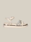 Beige Velcro TH Sandal  Girls