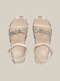 Beige Velcro TH Sandal  Girls