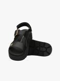 Negru Sandale Cu Placuta Th Monogram  Fete