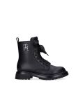 Black Lace-Up Ankle Boots  Girls