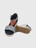 Blue Sandale Wedge  Fete
