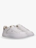 Alb Sneakers Cu Detalii Metalice Si Sireturi  Fete