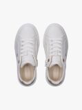 Alb Sneakers Cu Detalii Metalice Si Sireturi  Fete