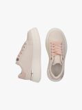 Bej Sneakers TH Monogram Cu Detalii Metalice  Fete