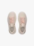 Bej Sneakers TH Monogram Cu Detalii Metalice  Fete