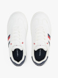 White Flag Contrast Heel Sneakers  Kids Unisex