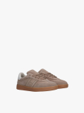 Beige Lace-Up Sneakers  Kids Unisex