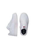 White Low-Cut Lace Up Sneakers  Kids Unisex
