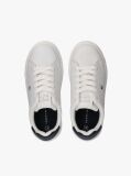 Alb Sneakers Cu Sireturi Si Steag Brodat  Copii unisex