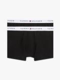 Black 2-Pack Signature Repeat Logo Waistband Trunks  Boys