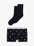 Multi Signature Print Trunks And Socks Gift Box  Boys