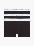 Negru 3-Pack Boxeri Cu Signature Logo Pe Talie  Baieti