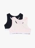 Multi Set 2 Bustiere Bralette Cu Imprimeu Semnatura  Fete