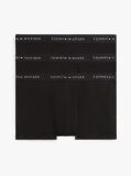 Black 3-Pack Logo Waistband Trunks  Men