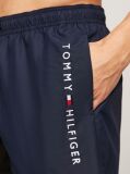 Blue Original Logo Mid Length Swim Shorts  Men