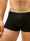 Negru Set Cadou 3 Perechi De Boxeri Cu Logo Metallic  Barbati
