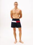 Blue Hilfiger Flag Mid Length Swim Shorts  Men
