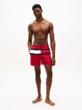 Multi Hilfiger Flag Mid Length Swim Shorts  Men