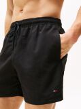 Negru Pantalon Scurt De Baie Essential Lungime Medie  Barbati