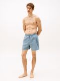 Blue Pantalon Scurt De Baie Signature Logo Lungime Medie  Barbati