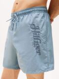 Blue Pantalon Scurt De Baie Signature Logo Lungime Medie  Barbati