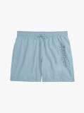 Blue Pantalon Scurt De Baie Signature Logo Lungime Medie  Barbati