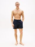 Blue Signature Logo Mid Length Swim Shorts  Men