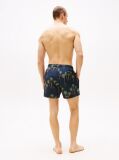 Multi Print Mid Length Swim Trunks  Men