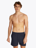 Blue TH Monogram Mid Length Swim Trunks  Men