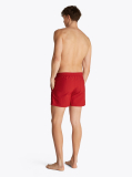 Red TH Monogram Mid Length Swim Trunks  Men