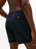 Blue Original Logo Mid Length Swim Shorts  Men