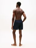 Blue Original Logo Mid Length Swim Shorts  Men