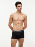 Negru Essential Set De 3 Boxeri Cu Logo  Barbati