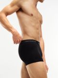Black 3-Pack Signature Repeat Logo Waistband Trunks  Men