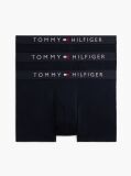 Blue 3-Pack TH Original Logo Waistband Trunks  Men