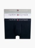 Multi 3-Pack TH Original Logo Waistband Trunks  Men
